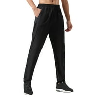 B91XZ muške pantalone muške opruge i ljetne ledene svilene vanjsko trčanje fitness yoga za trening za