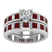 Nakit za čišćenje ispod $ verpetridure bijeli kameni prsten, klasična dijamantska atmosfera luksuznih muških i ženskih prstenova izvrsni nakit
