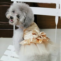 LIALYC kućni ljubimci Puppy luk Gaze Tutu haljina suknja Mačja sekfina princeza odjeća za odjeću