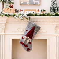 Božićne čarape Svečane atmosfere Dekoracija Božićne poklone čarape Tkanini poklon čarapa Božićne čarape