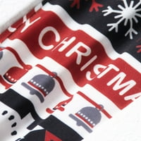 Vrijeme i trube, Božićne pidžame za porodičnu opremu, sin kćeri, meko, sivo, roditelj-dijete topli božićni
