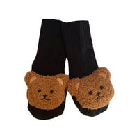Amshibel slatka unise baby čarape crtani medvjed proljeće jesen zimske protiv klizanja čarape za dojenčad