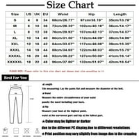 Tking Fashion ženske hlače Čvrsti šorc, džep za pojas za crtanje Džepni dizajn Ispiši lagane kratke