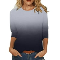 Košulje za žene dugih rukava modna vrata za štampanje Srednja casual bluza Ženske vrhove