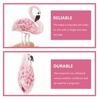 Flamingo skulptura flamingo dekoracija Realistična životinjsko kip ukrasnog desktop središta