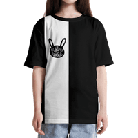T-majica od 3D zeca od tiskanih majica TOP O-izrez kratkih rukava TOW, Odrasli-XS, 04