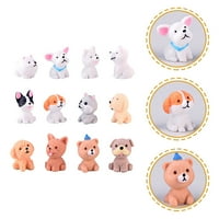 Predivne figurice za pse male smole za obrt za pse lijepi mini pas ukrase dekor desktop
