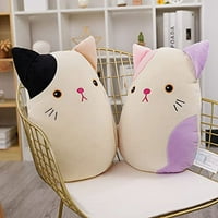 Slatka mačka pliša zagrljaj jastuk mekani mačić punjeni životinjski jastuk za djecu ili kućni dekor