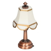 Lampa za lutku Rest lutka kućna igračka minijaturna lampica bijela ukupna visina metalna LED lutkarska svjetiljka za ukrašavanje