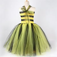 Djeca dječja dječja dječja haljina proljetna ljetna cvjetna pčela za manu haljina s karnevalskim dodatnom