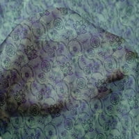Onuone svilena tabby teal plava tkanina Batik DIY odjeća za preciziranje tkanine za ispis tkanina širom
