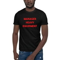 Crveni menadžer teška oprema kratka rukava majica s kratkim rukavima po nedefiniranim poklonima