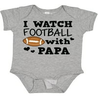 Inktastic gledam fudbal sa mojim papa poklonom baby bodysuit