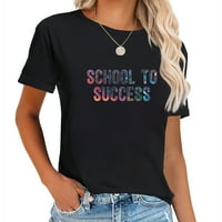 Učenje je ključno na školske poklone slatke ženske majice sa podebljanim grafičkim otiscima