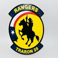 - Rangers Plaketa, 14, mahagoni, mornarice