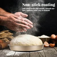 Elroy pizza Pan Ne-Stick Oblik Oblik Pečenje ladicu za pečenje Bešavno Metalno kuhinjska pećnica Ploča