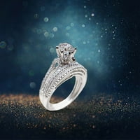 Yuehao prstenovi ruže dijamantni prsten, dijamantni prsten za valentinovo, ružičasti prsten, dijamant,