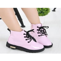 Zodanni Girls Boys Boot Boot up up borbene čizme bočni patentni zatvarač kratki čizme Udobne cipele