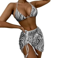 Ženska plus size S kupava kostim za plažu bikini kupaći kostimi kupaći kostimi Ženske zavoj podneske