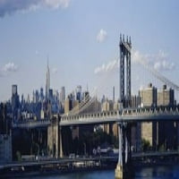 Panoramske slike PPI78729L Most preko rijeke Manhattan most Manhattan New York City New York Državni