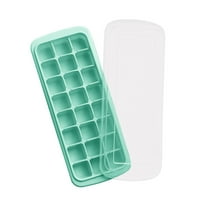 Wofedyo kocke silikonske ležice silikonske kockice za led za zamrzivač zamrzivače kockice kalup ladica zelena 30 * 10 * 1