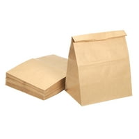 Uxcell papirnate vrećice smeđe papirnim papirima 3 lb 7,5x5,1x 90g za grickalice za bombone, od 50