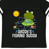 Inktastični daddys Ribolov Buddy Slatka žaba poklon mališač majica ili majica mališana