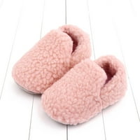 Sdjma Zimske male cipele za bebe slatka modna boja pamučne papuče neklizne snimke cipele