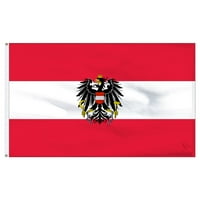 Austrija 3 '5' najlonska zastava s orlom