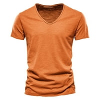 Majica Freshlook Summer Print Plus Veličina, Ispis Popularni muški novi boju pamuk V-izrez Majica kratkih