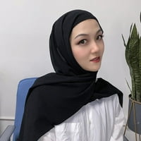 Žene meke boje hijabi visokokvalitetne duge šifonske šal šal nacrtica nacrtac x3a0
