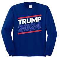 Divlji Bobby, Trump Izborni predsjednik Politički majica s dugim rukavima, Royal, Medium