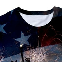 Dječaci 4.-jul Dan nezavisnosti Ispis majica na vrhu casual odjeće