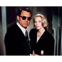 Hollywood Photo Archive crni moderni uokvireni muzej umjetnički print pod nazivom - Cary Grant - sjever