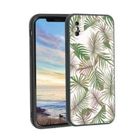 Tropsko listovi - telefon, deginirani za iPhone XS MA Case Muške žene, fleksibilna silikonska udarna