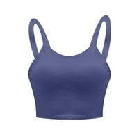 Zpanxa grudnjaci za žene Yoga Solid bez rukava Hladne ležerne rezervoare za bluze na vrhu Intimate žene