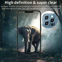 IPhone Pro MA iPhone Pro zaštitni objektiv za objektiv protiv kaljenog stakla za zaštitu od metala od