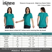 Inkmeso grafički novost TEE za žene stavite zabavu između majica za majice sa majicom