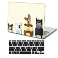 Kaishek Hard Shell poklopac za - Objavljen MacBook Air S sa ne retina zaslon Ne Usb-C model: A1369 A životinjska + crna poklopac tastature
