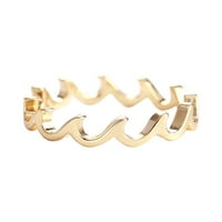 Nakit za ženske prstenove prstena plamena u obliku legure nakit nakit modne repni prsten nakit veličine 5 - slatki prsten trendi poklon nakita za nju
