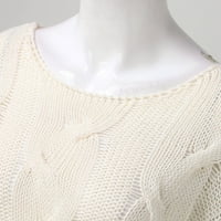 Streetwear Ležerne prilike, pulover vrhovi žene modni labavi dugi rukav pulover pulover sa pulovernom