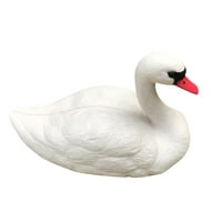 Prilagođeno korišteno u vrtu lovački mamac vrtni ukras plastični bijeli labud