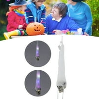 Viseći LED ukras lobanje, viseći LED lubanja Halloween prekidač kontrolirana za ukrašavanje za kućni