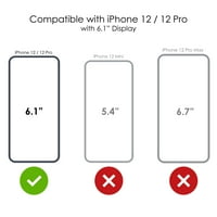 Razlikovanje Clear Clear Otporno na hibrid za iPhone Pro - TPU branik Akrilni zaštitnik zaslona za hladnjak