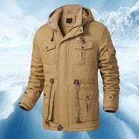 Pimfylm puffer jakna Muški vitki pričvršći na prevelike zimske jakne za muškarce muške parke kaki xl