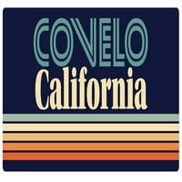 Covelo California Vinil naljepnica za naljepnicu Retro dizajn