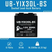 -Yix30L-BS Zamjena baterije za moto guzzi v EV CC motocikl - tvornički aktivirani, bez održavanja, motociklistička baterija - 12V, 30Ah, robni brend