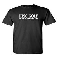 Golf je moja terapija - majica sanise pamučne majice, drveni ugljen, srednji