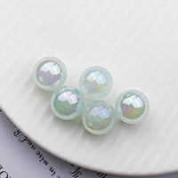 Bango Veliki rupa akrilske perle za nakit od 10, polirani perle Fit Charms narukvica, l # zelena