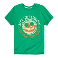 Noćna mora prije Božića - Jack Skellington Pumpkin King - Omladinska grafička majica kratkih rukava